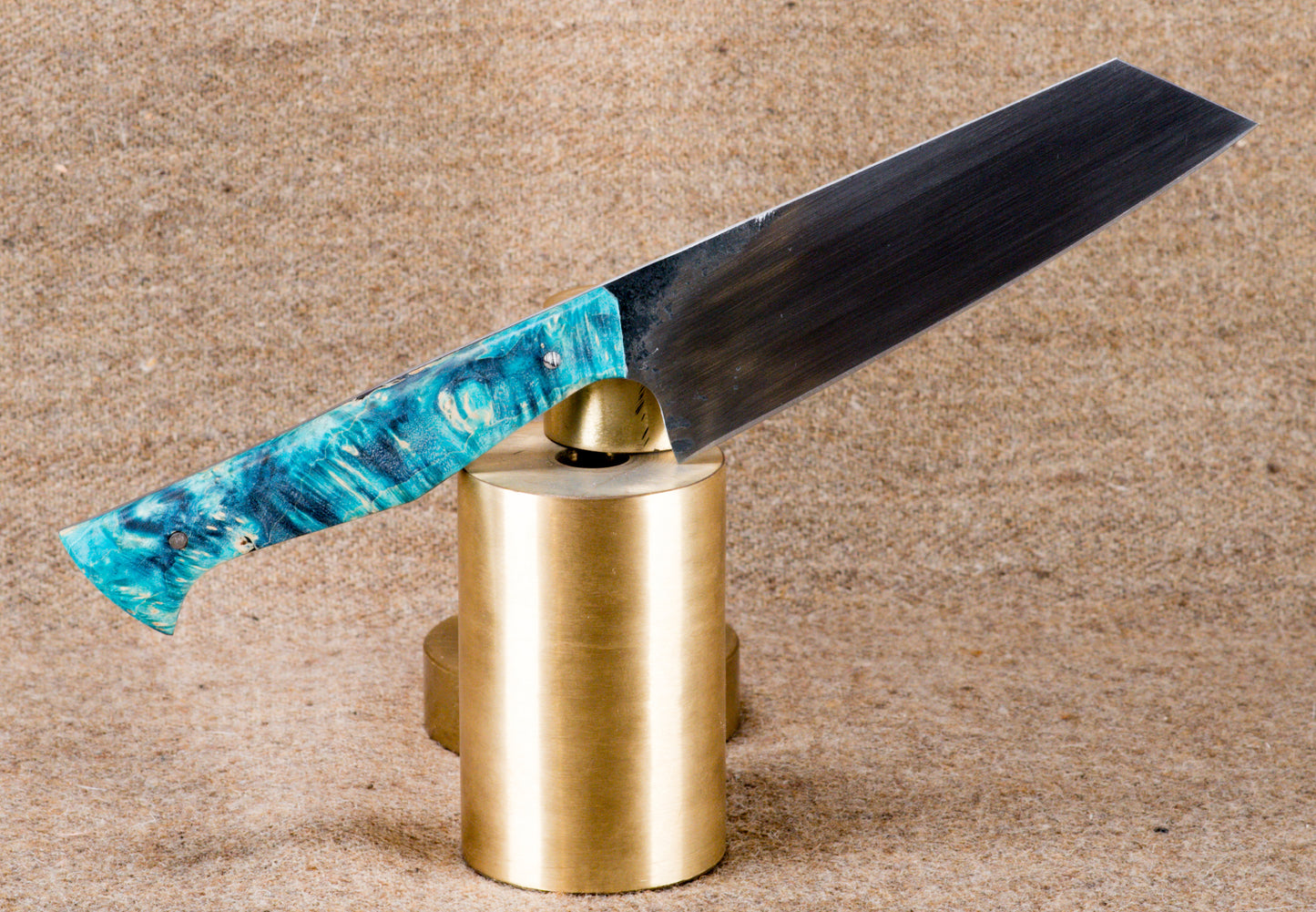 Leather Shearling Lined Chefs Knife Case